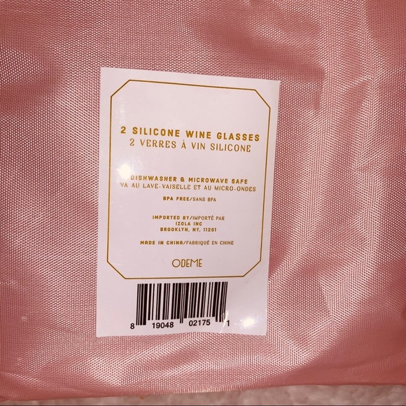 5/$35 💥 Odeme Silicone Travel Wine Glasses - Picture 3 of 3